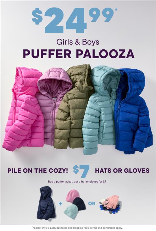 $24.99 Puffer Jackets