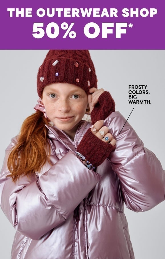 50% off Outerwear