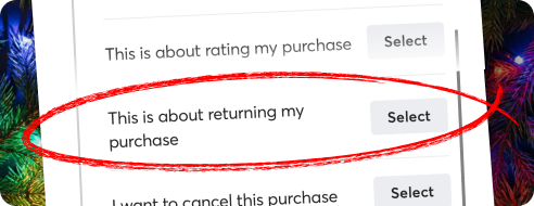 Start return process