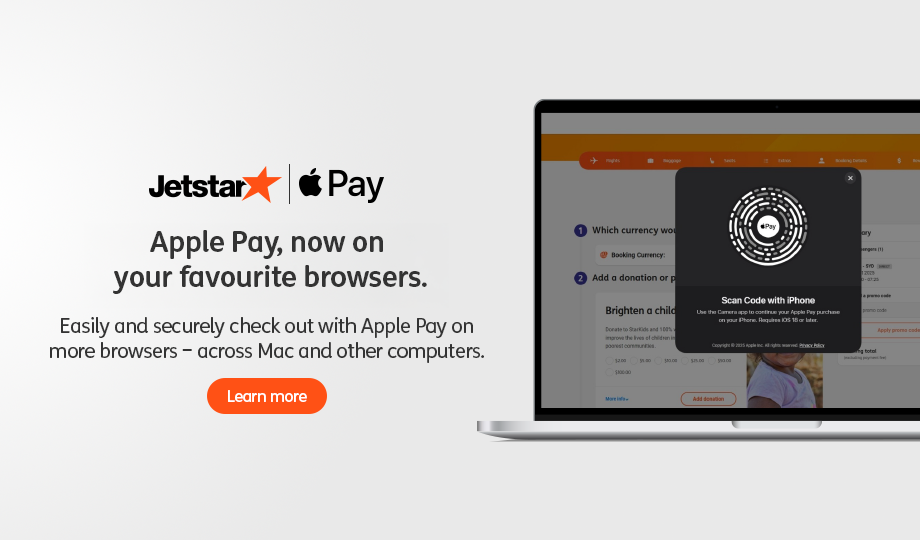 Jetstar | Apple Pay