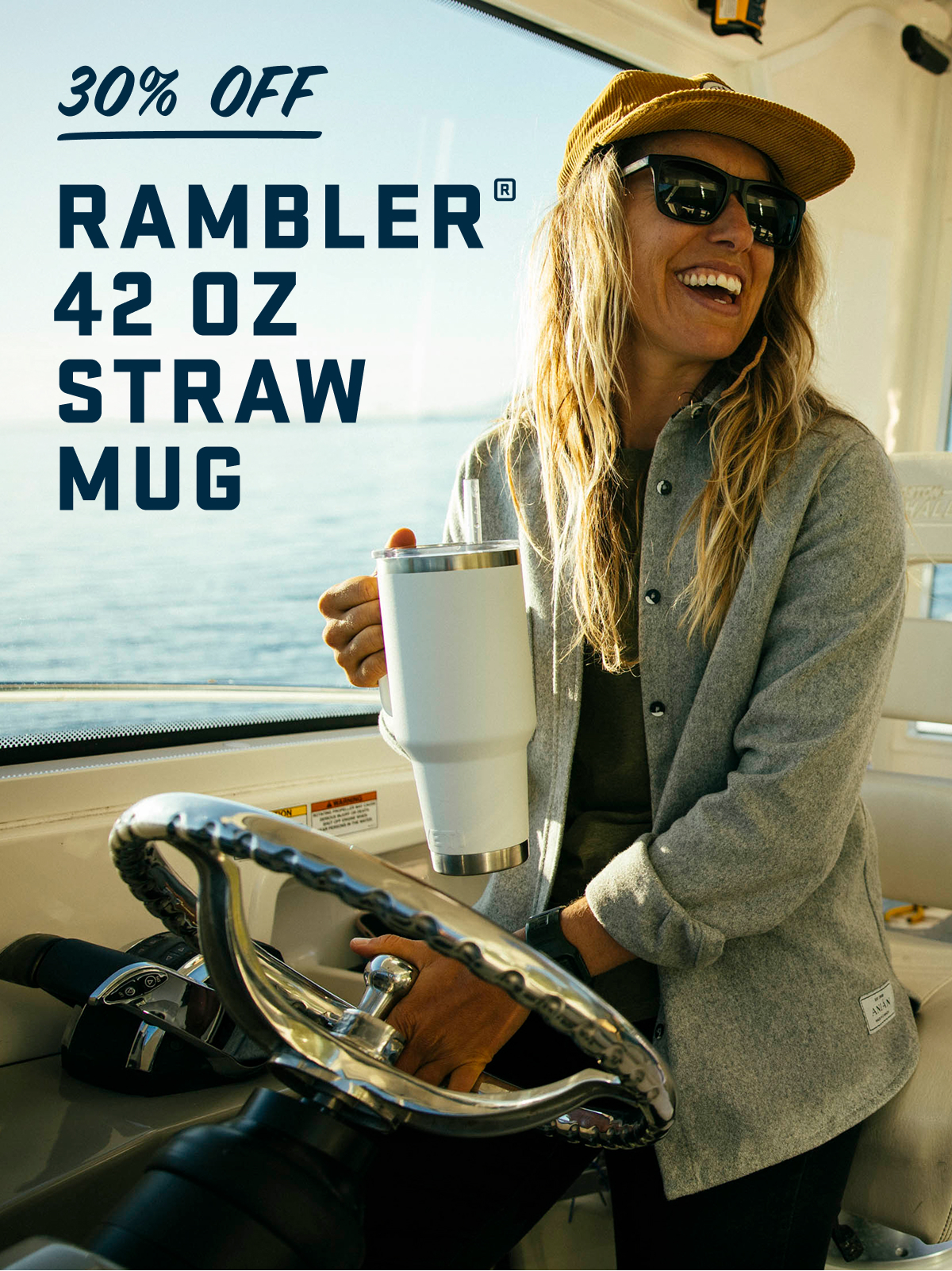 30% Off The Rambler® 42 oz. Straw Mug