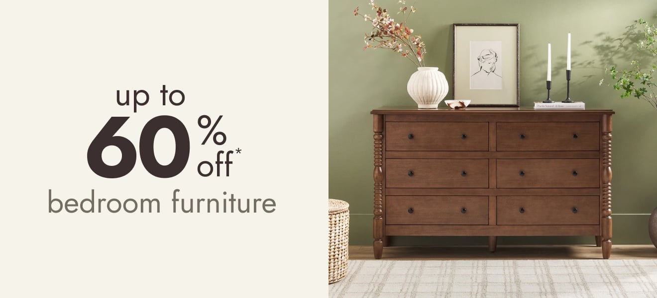 Bedroom Furniture up to 60% off