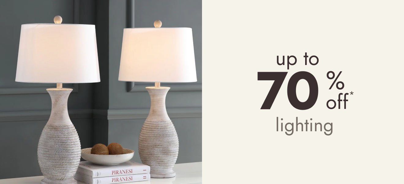 Lighting up to 70% off