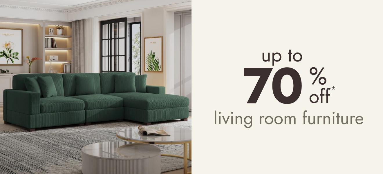 Living Room Furniture up to 70% off
