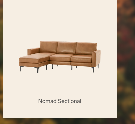 Nomad Leather Sectional