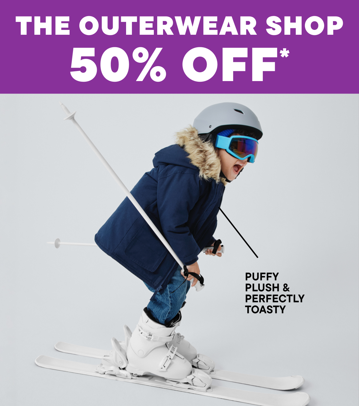 50% off Outerwear