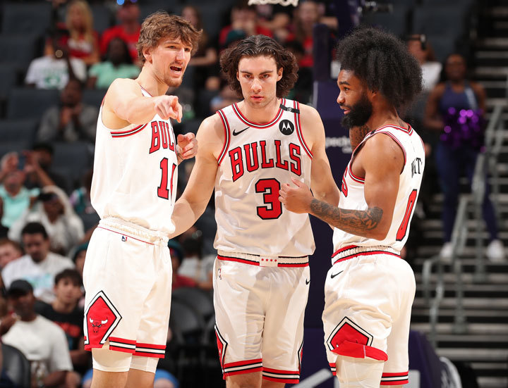 Matas Buzelis, Josh Giddey, Coby White