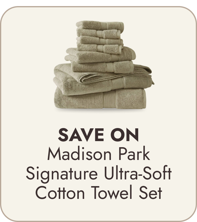 Madison Park Signature 800GSM Ultra-Soft 100% Cotton Absorbent Towel Set
