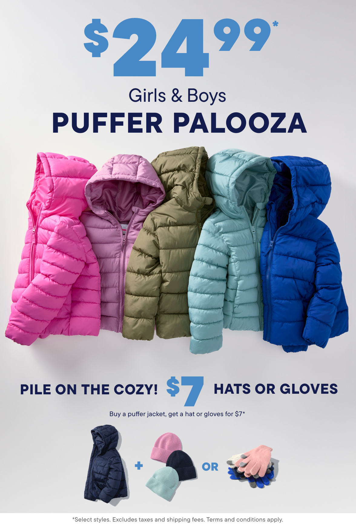 $24.99 Puffer Jackets