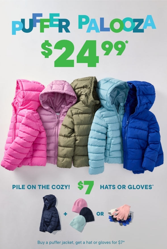 $24.99 Puffer Palooza 