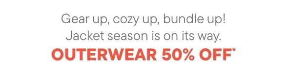50% off Outerwear