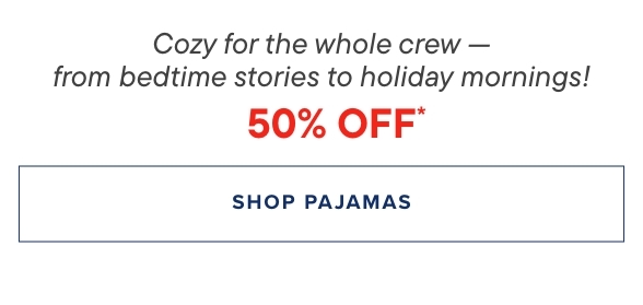 50% Off Matching Family Pjs 