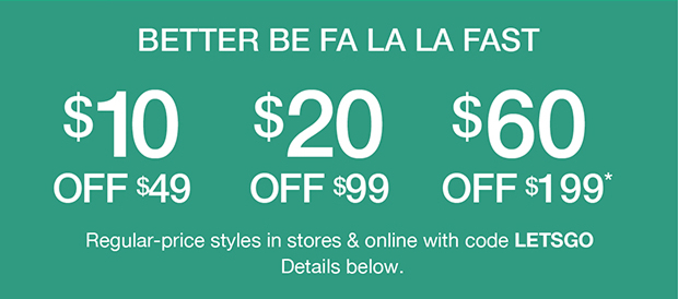 Better Be Fa La La Fast