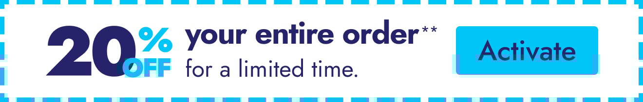 20% off entire order