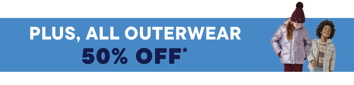 Up to 50% off Outerwear