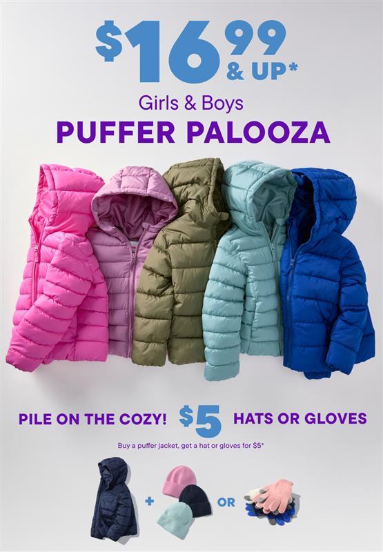 $19.99 Puffer Jackets