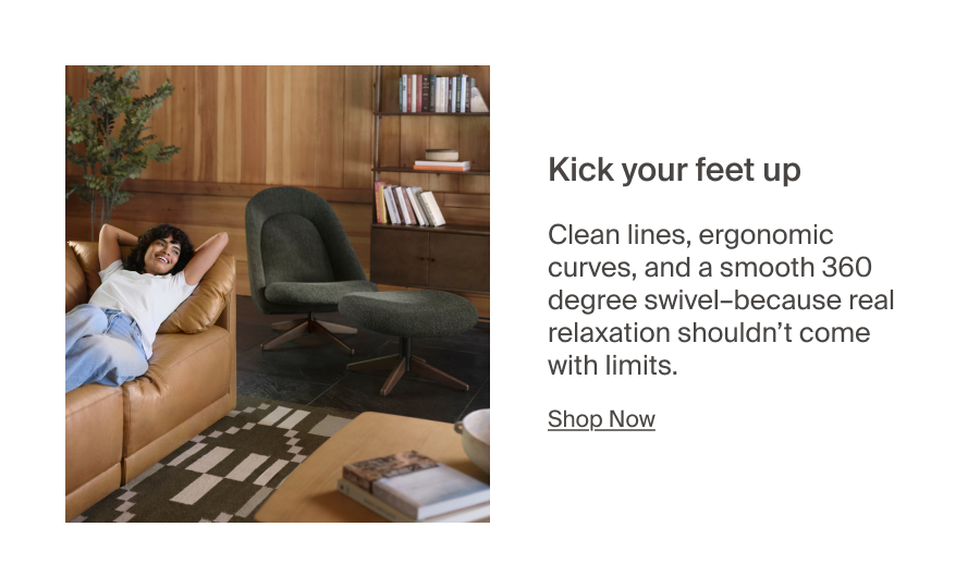 Kick your feet up