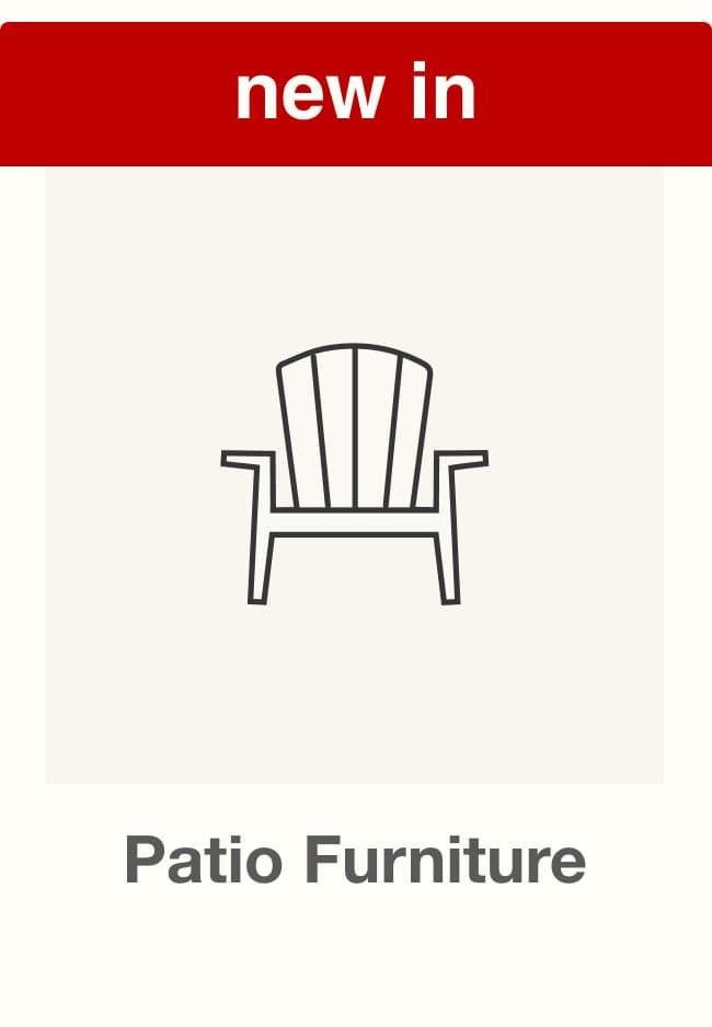 new patio furniture