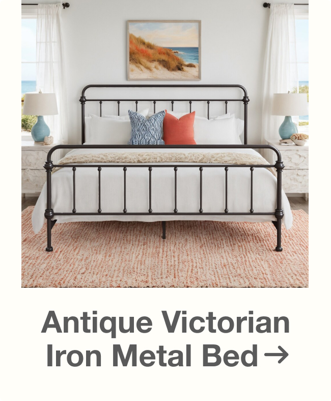 Shop the Antique Victorian Iron Metal Bed