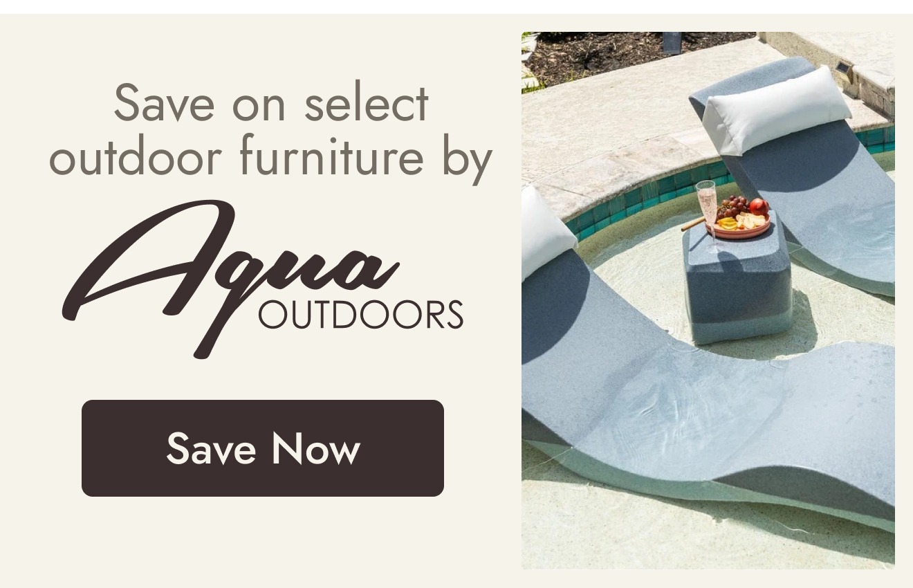 Save On Select Outdoor Furniture by Aqua Outdoors