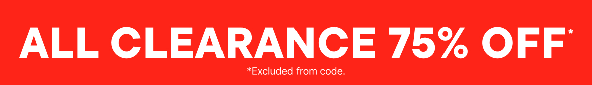 75% Off Clearance 