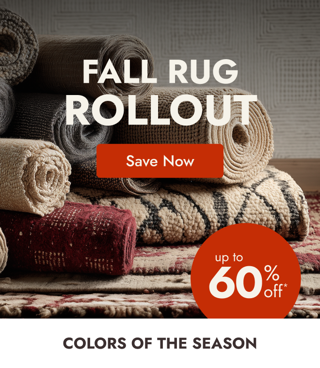Fall Rug Rollout-Up to 60% Off
