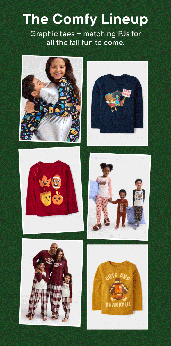 50-70% off Matching Family Fall PJs and Tees