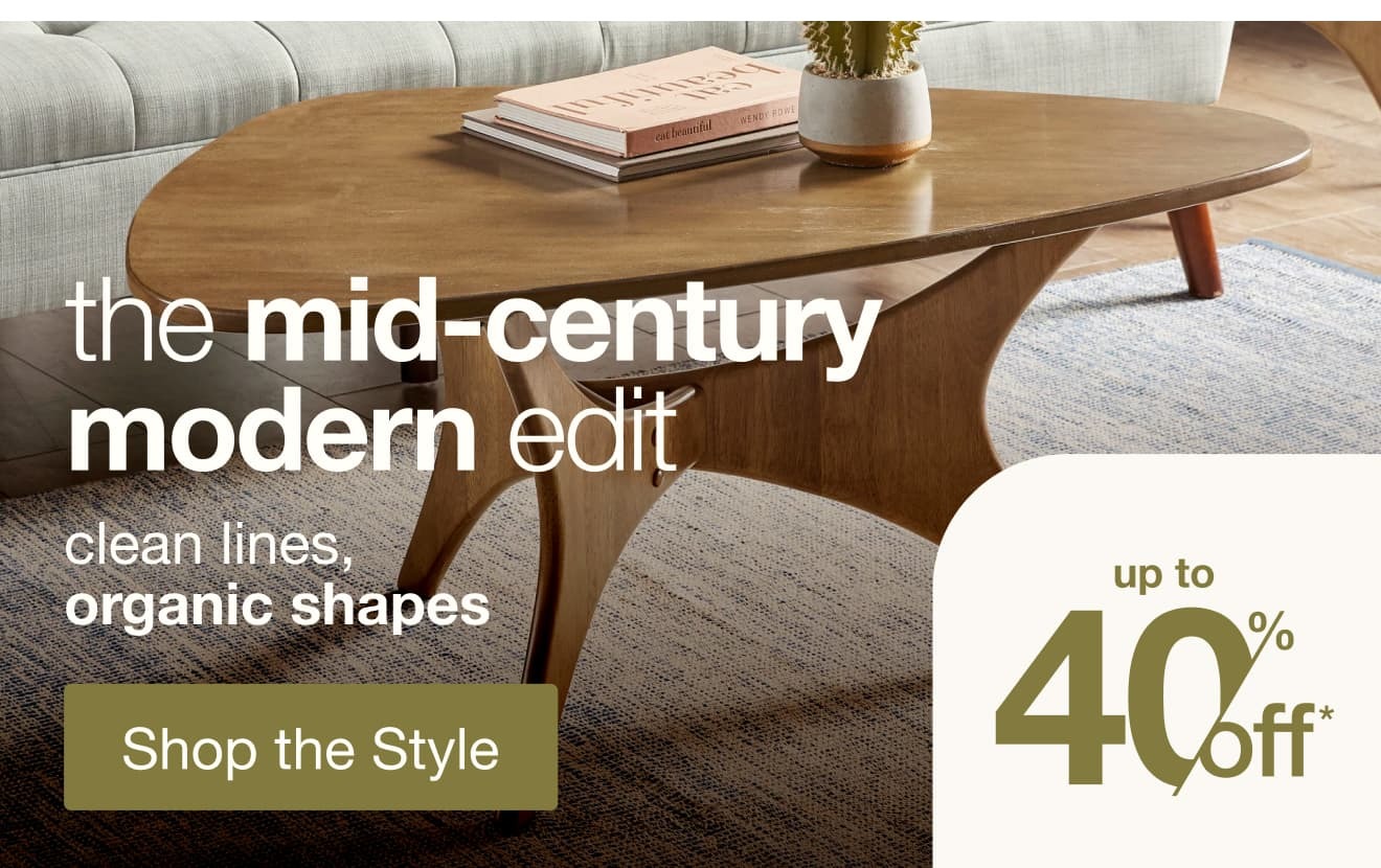 Shop the Mid-Century Modern Edit
