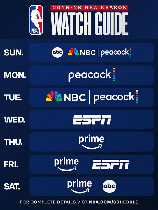 2025-26 National Broadcast Schedule