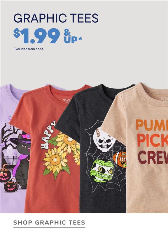 $1.99 & Up Graphic Tees