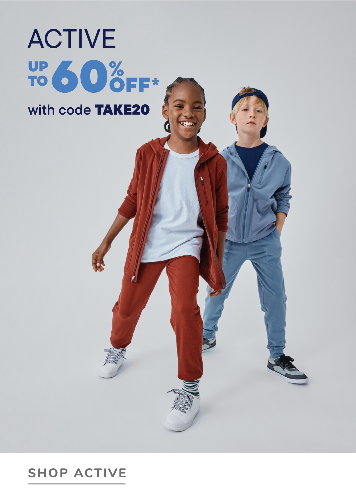 Up to 60% off Active with code