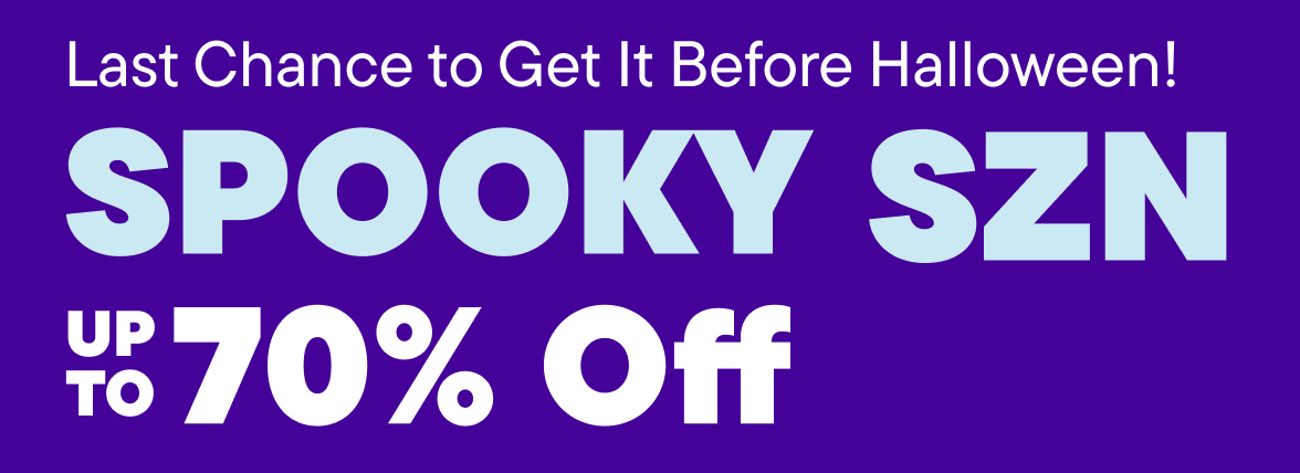 Up to 70% Off Spooky SZN