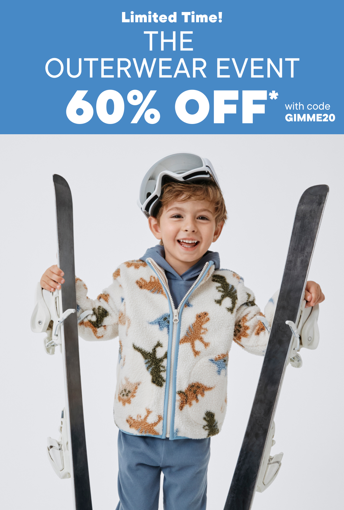 60% off Outerwear with code