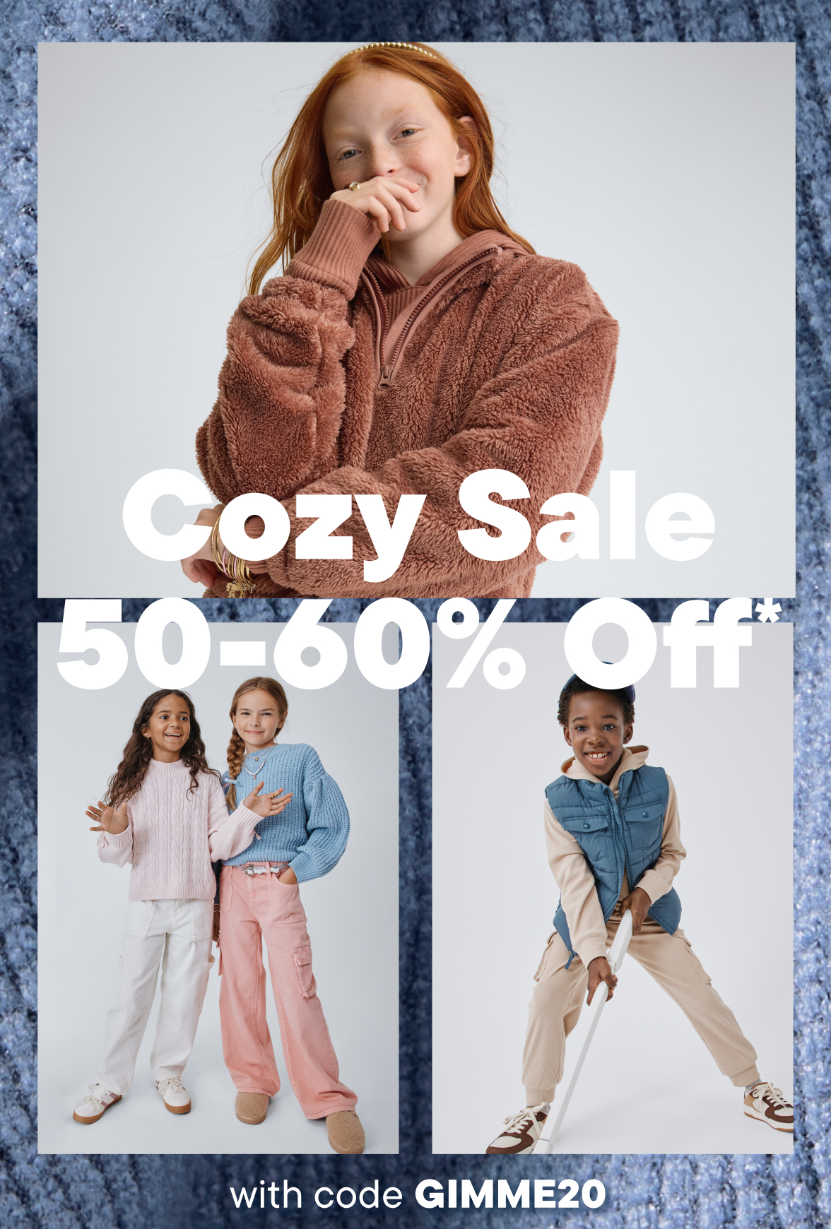 Cozy Sale 50-60% off with code TAKE20