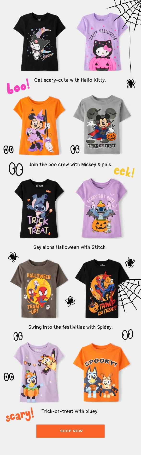 $1.99 & Up Halloween Tees with code GIMME20