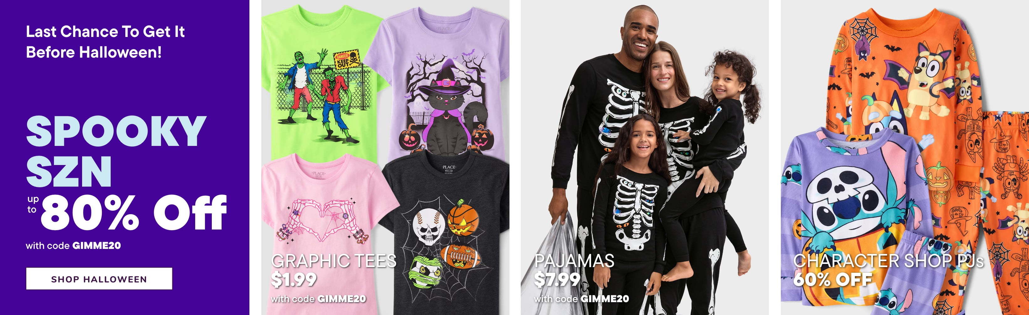 Up to 80% off Halloween Styles