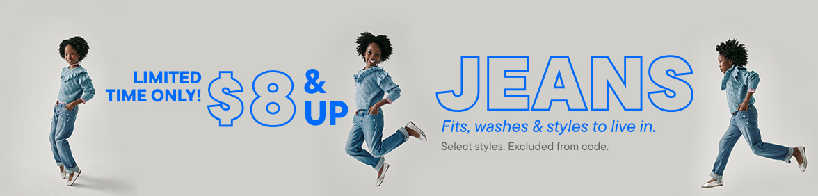 $8 & Up Jeans