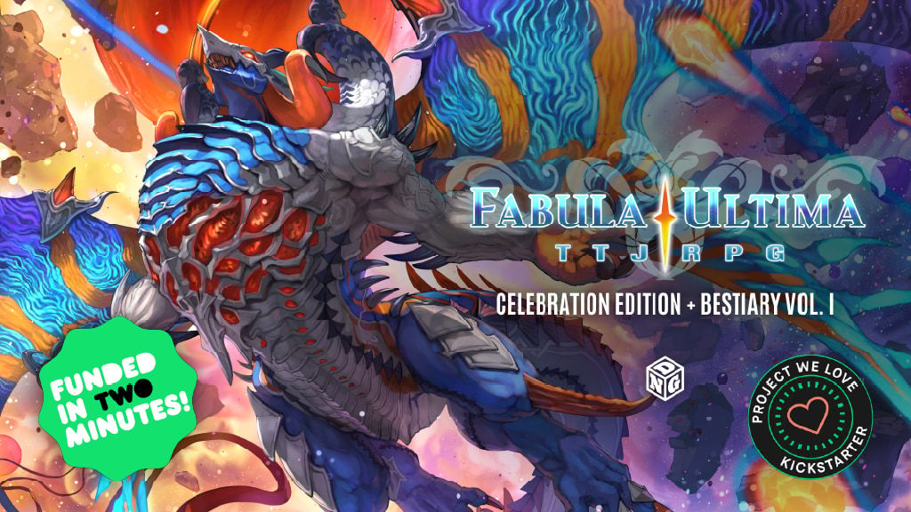 Fabula Ultima TTJRPG - Celebration Edition + Bestiary Vol. I