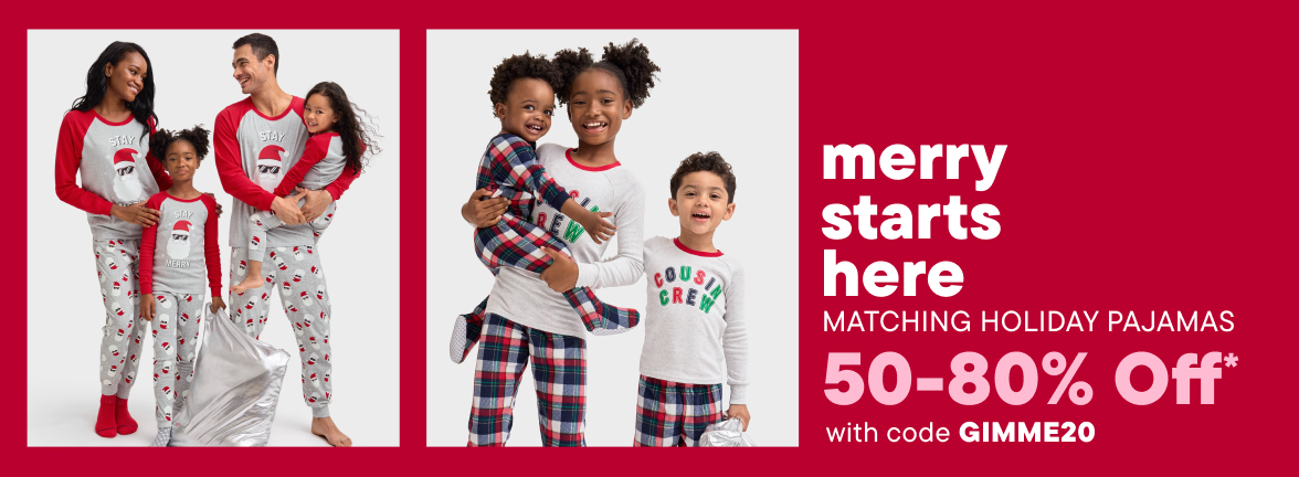 50-80% Off Holiday PJs