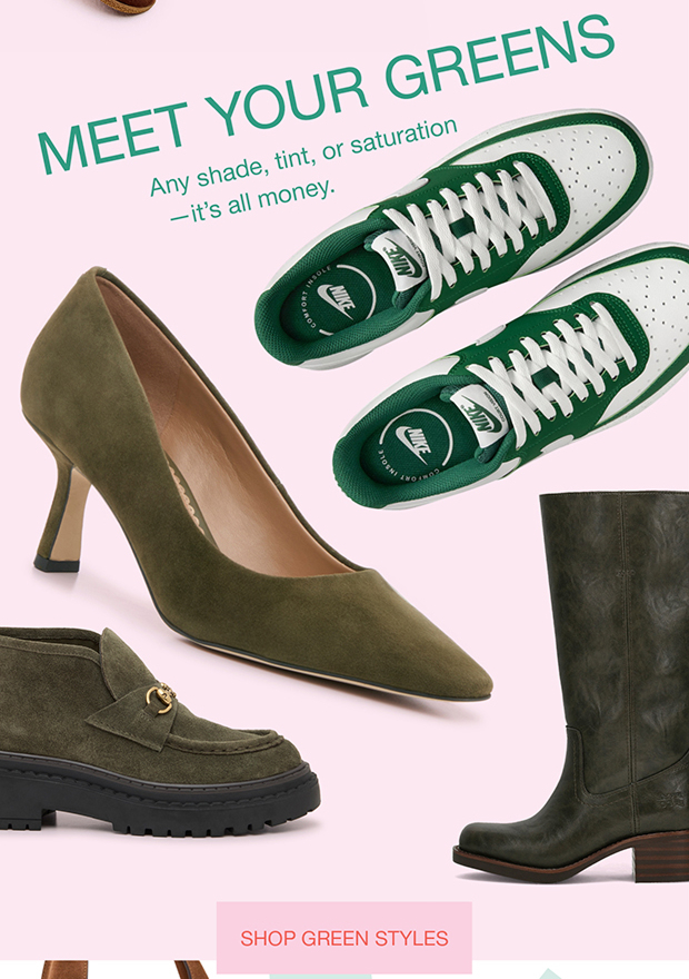 Meet Your Greens | Shop Green Styles