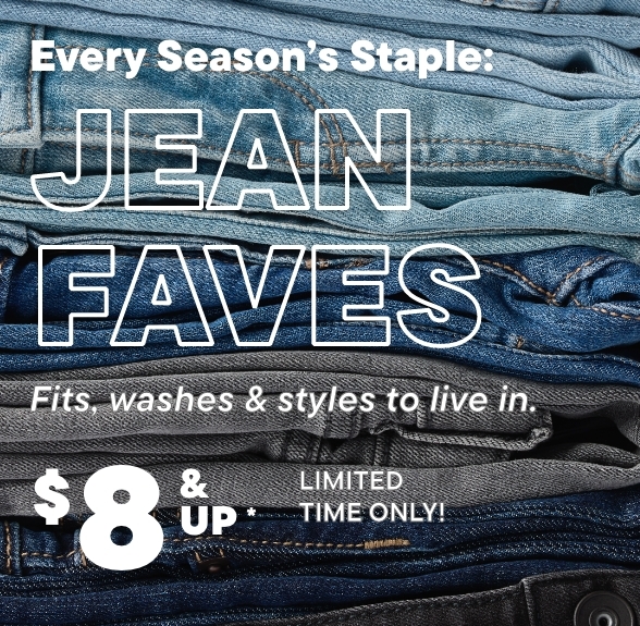 $8 & Up Jeans