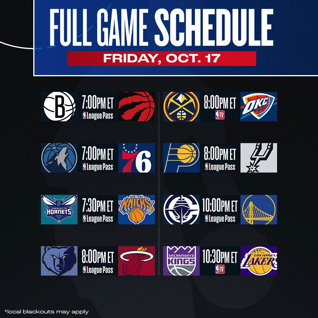 Today's Schedule Today's Schedule