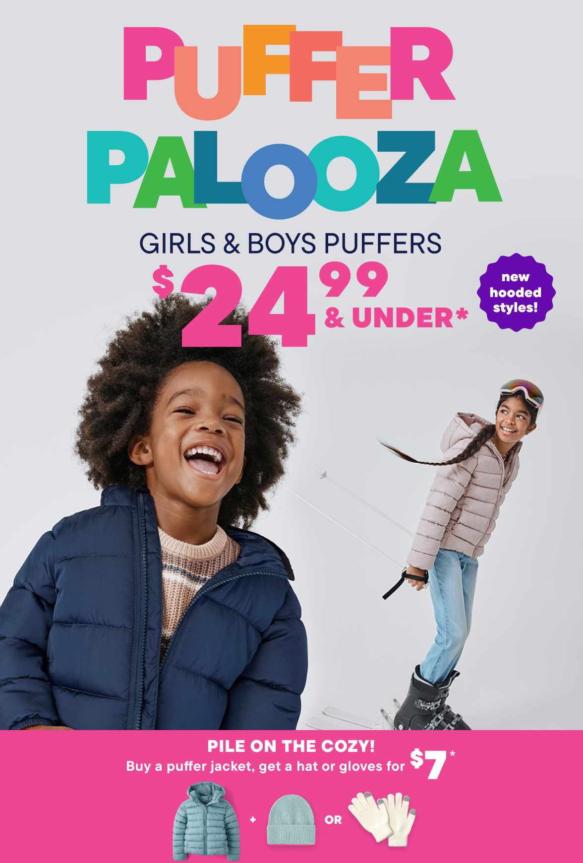 $24.99 & Under Puffer