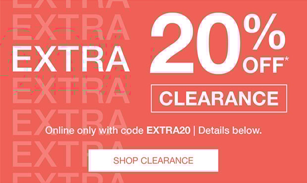 20% Off Clearance | Shop Clearance
