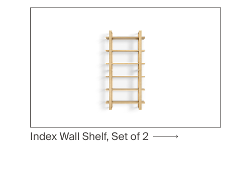 Index Wall Shelf, Set of 2