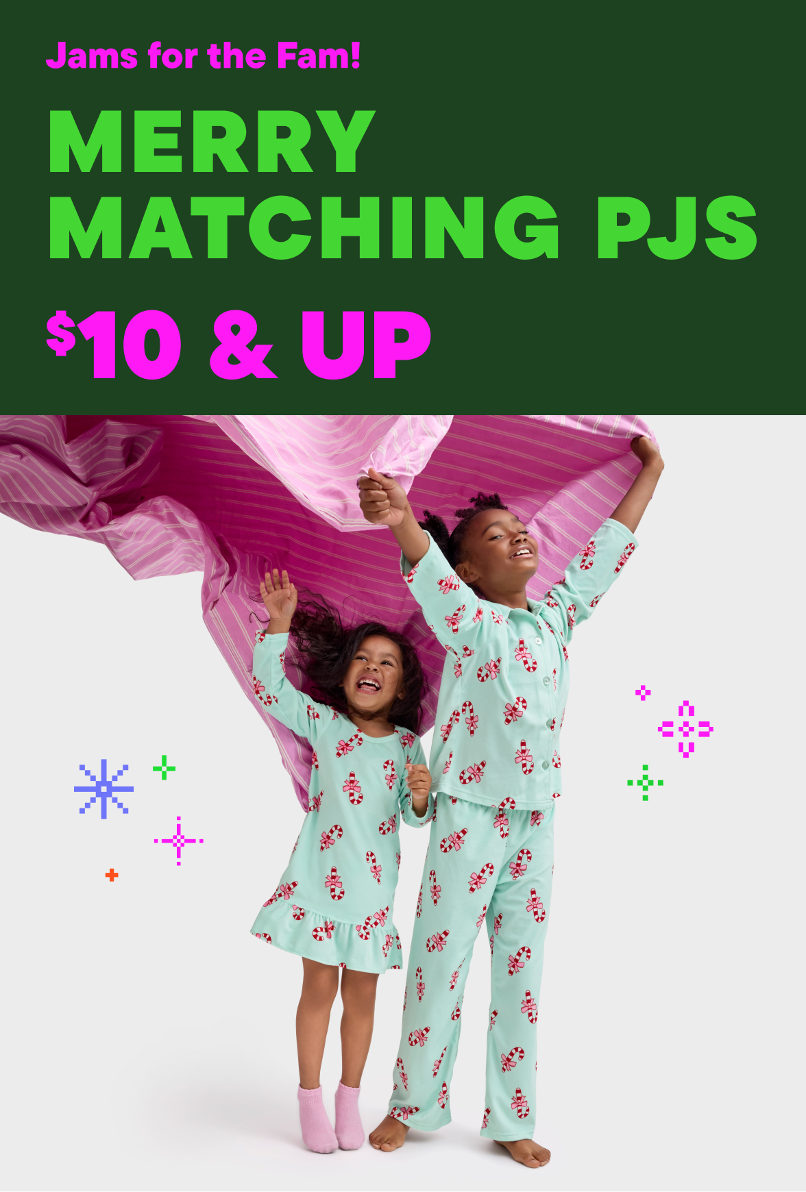 $10 & Up Holiday Pajamas