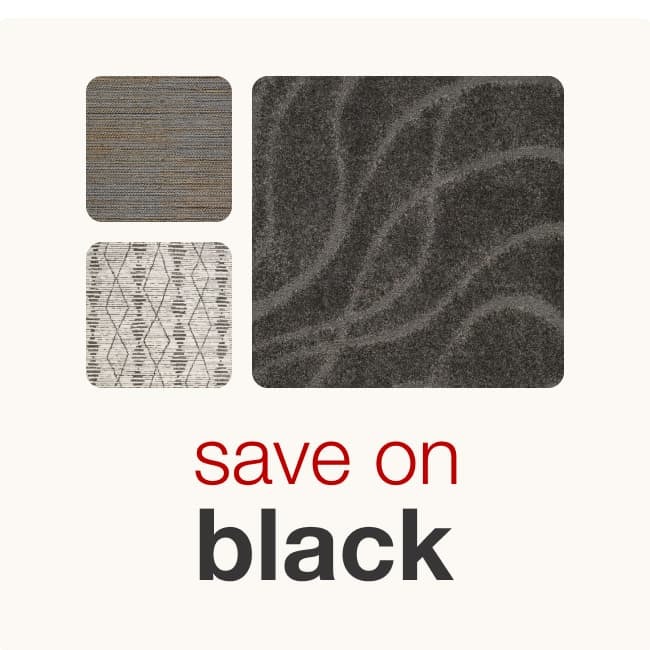 Shop Black Rugs on Sale