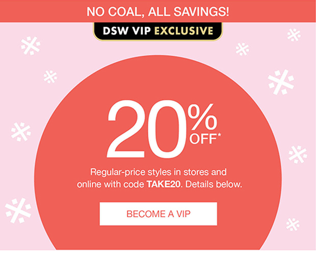 20% OFF* | Become A VIP