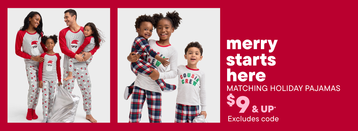 $9 & Up Holiday PJs