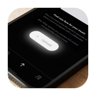 
Share your music with Tidal Upload
